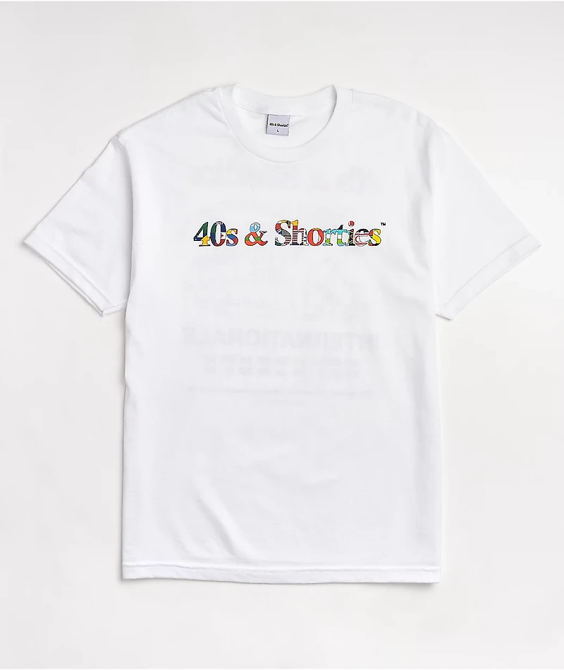 40s & Shorties Internationale White T-Shirt