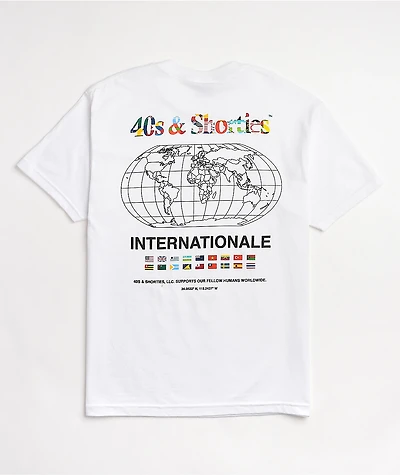 40s & Shorties Internationale White T-Shirt