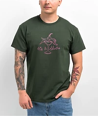 40s & Shorties Laid Back Dark Green T-Shirt