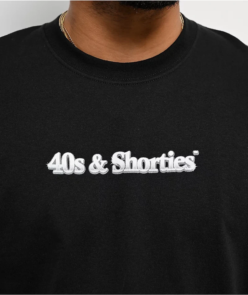 40s & Shorties Laugh Now Cry Later Black T-Shirt