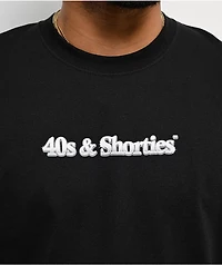 40s & Shorties Laugh Now Cry Later Black T-Shirt