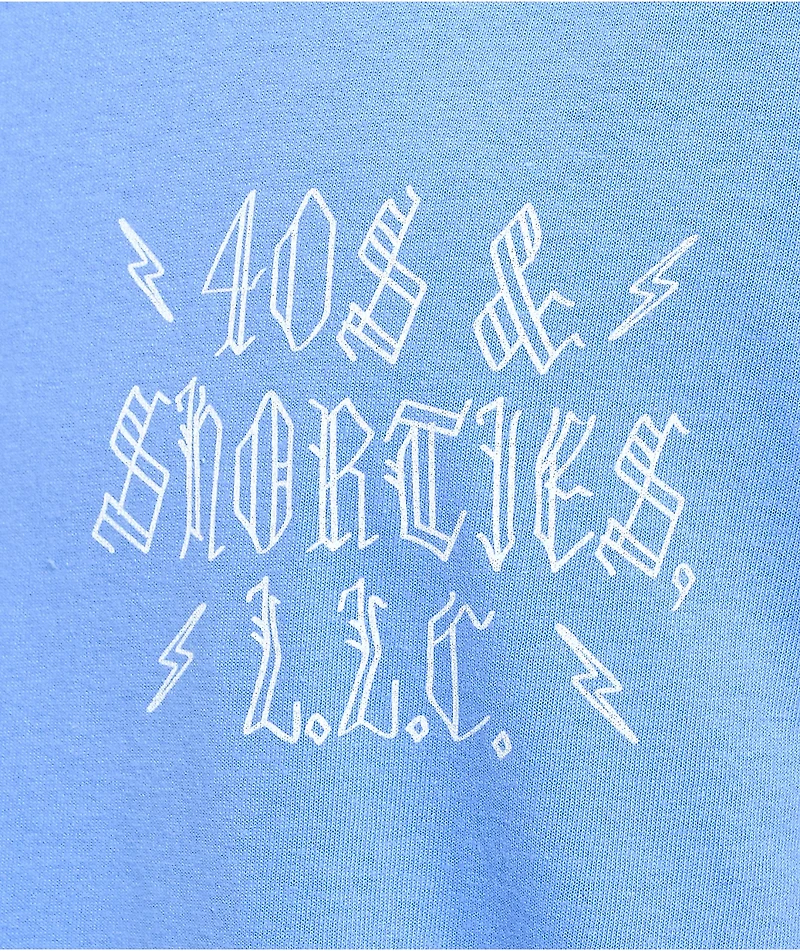 40s & Shorties OG Cross Light Blue T-Shirt