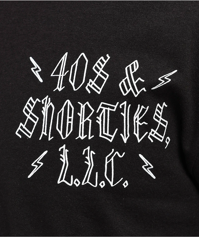 40s & Shorties OG Script Logo Black T-Shirt