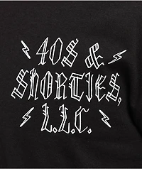 40s & Shorties OG Script Logo Black T-Shirt