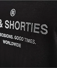 40s & Shorties Remix Rhinestone Black T-Shirt