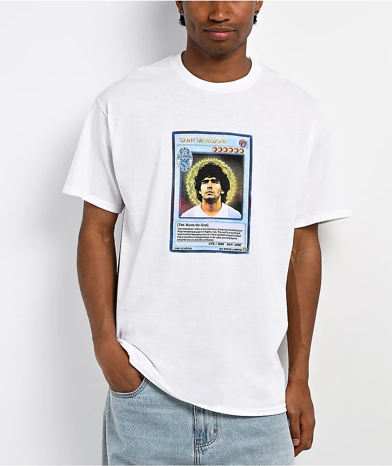 40s & Shorties Saint Maradona White T-Shirt