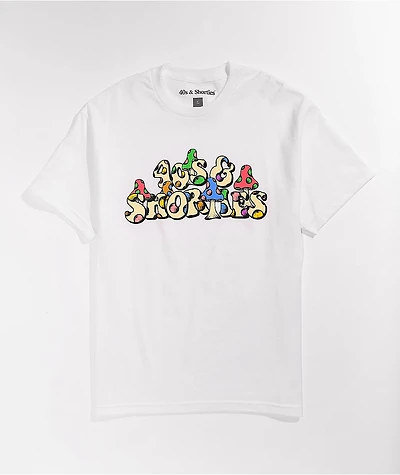 40s & Shorties Shroomies White T-Shirt