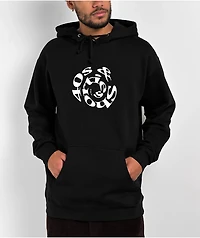 40s & Shorties Spiral Text Black Hoodie