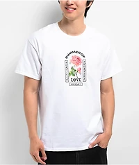 40s & Shorties Summer Love White T-Shirt