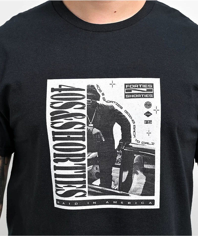 40s & Shorties Takeover Tour Black T-Shirt