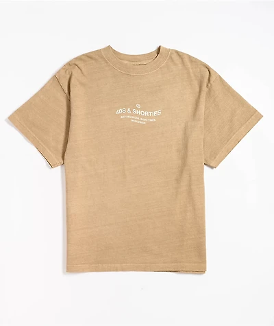 40s & Shorties Wavy General Khaki Boxy T-Shirt