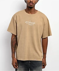 40s & Shorties Wavy General Khaki Boxy T-Shirt