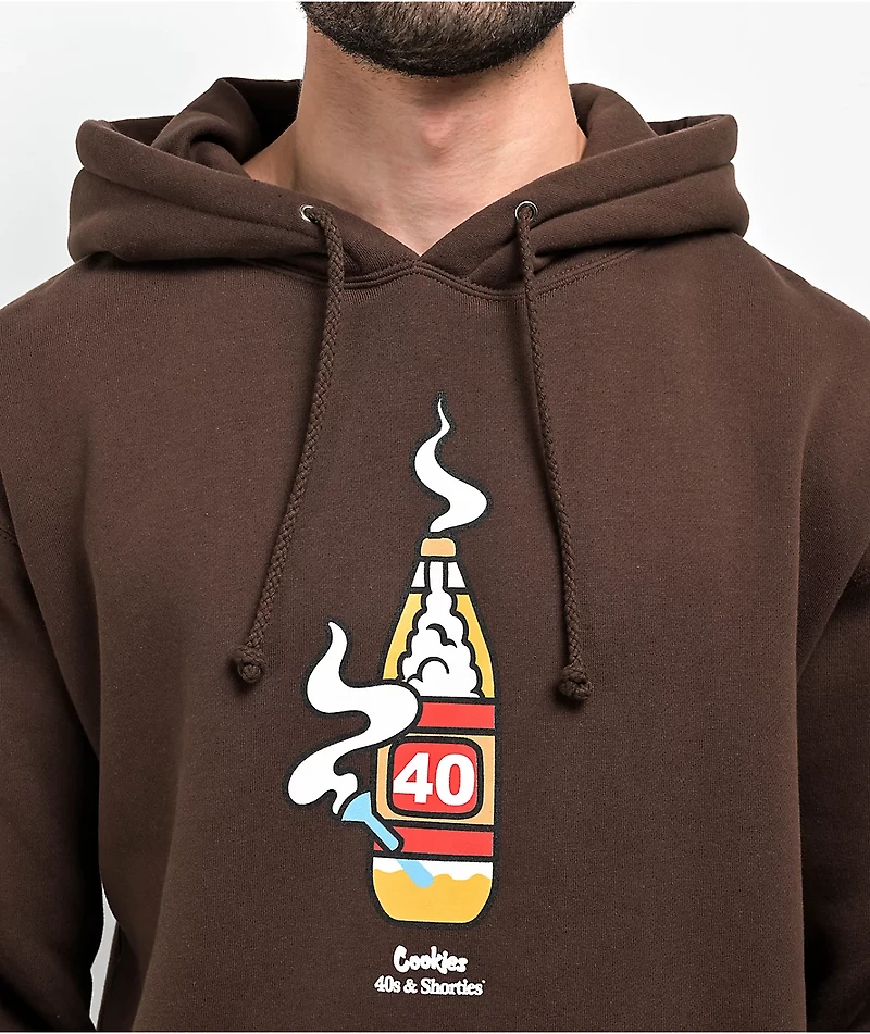 40s & Shorties x Cookies Bong Brown Hoodie