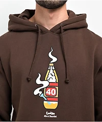 40s & Shorties x Cookies Bong Brown Hoodie
