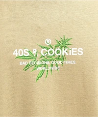 40s & Shorties x Cookies General Logo Tan T-Shirt