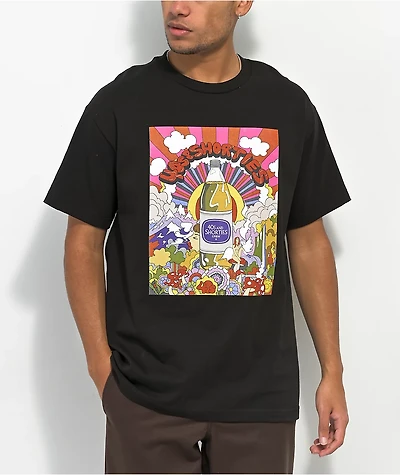 40s & Shorties Hippy Hill Black T-Shirt