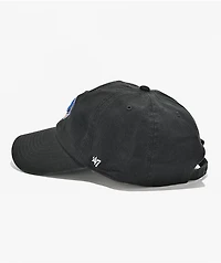 47 Brand Clean Up New York Knicks Black Strapback Hat