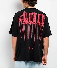 4Hunnid 400 Drip Black Wash T-Shirt