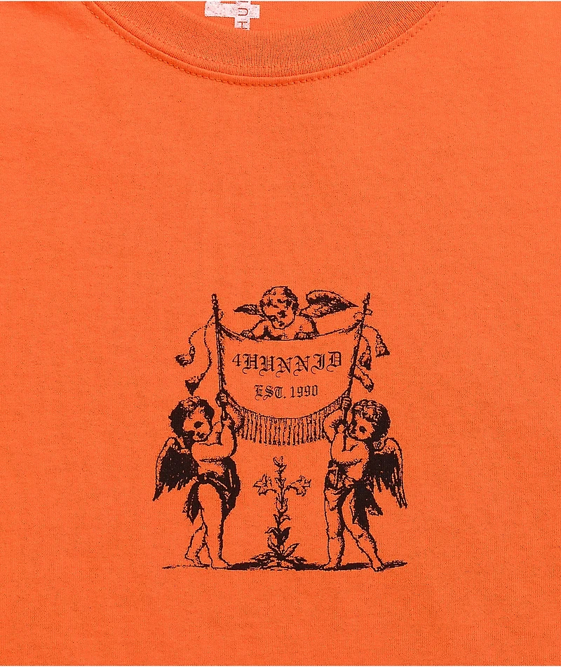 4Hunnid Angels Orange T-Shirt