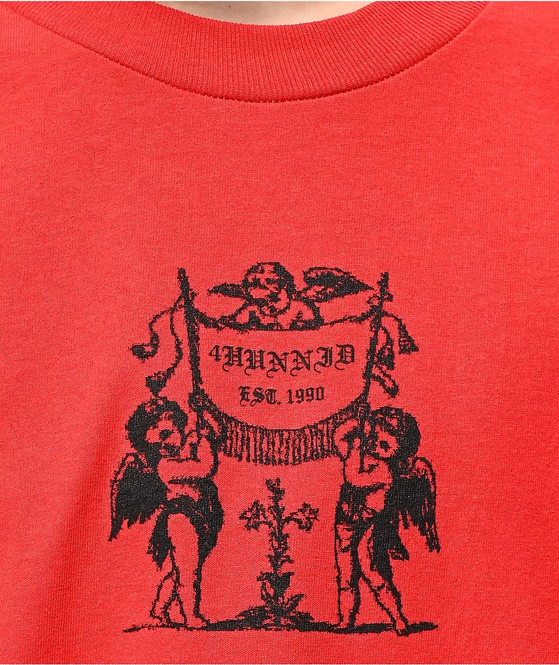 4Hunnid Angels Red T-Shirt