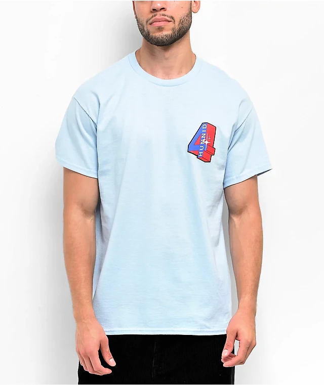 Primitive Lucky Light Blue T-Shirt at Hamilton Place in