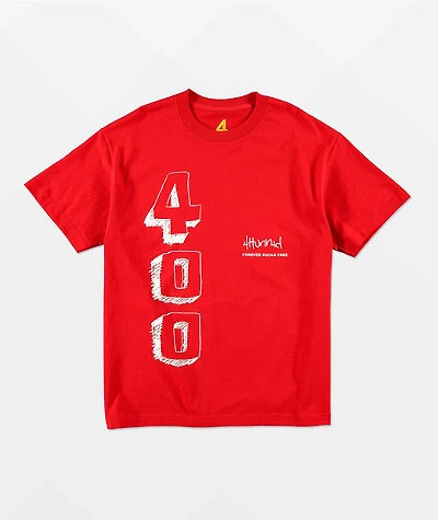 4Hunnid Blocks Red T-Shirt