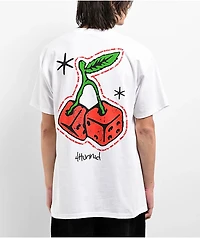 4Hunnid Cherry Dice White T-Shirt