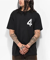 4Hunnid Chrome Roses Black T-Shirt