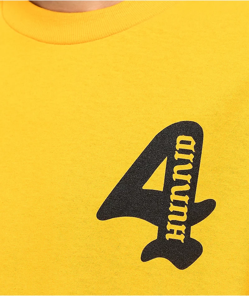 4Hunnid Cupid Gold T-Shirt