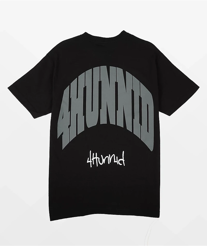 4Hunnid Curve Black T-Shirt