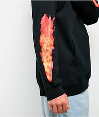 4Hunnid Flamin Hot Black Hoodie