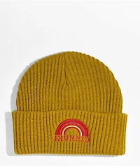 4Hunnid Gold Skull Cap Beanie