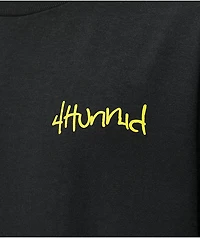 4Hunnid Graffiti Black Long Sleeve T-Shirt