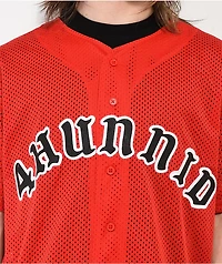 4Hunnid Homerun Red Baseball Jersey