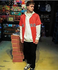 4Hunnid Homerun Red Baseball Jersey