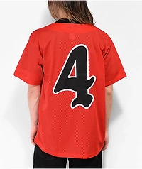 4Hunnid Homerun Red Baseball Jersey