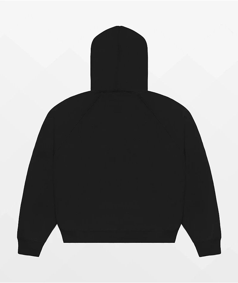 4Hunnid Komfort Kollection Black Pigment Dye Hoodie