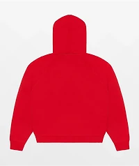 4Hunnid Komfort Kollection Red Pigment Dye Hoodie