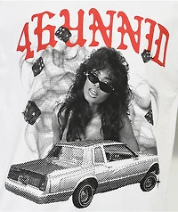 4Hunnid Lucky Lady White T-Shirt