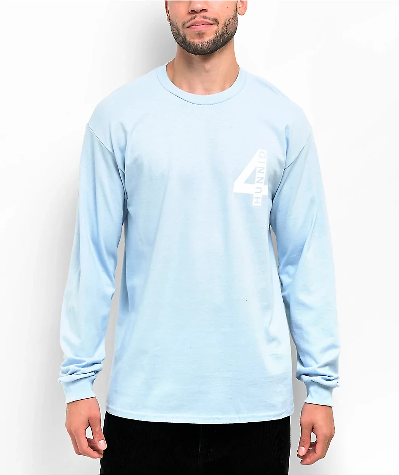 4Hunnid Maria Light Blue Long Sleeve T-Shirt