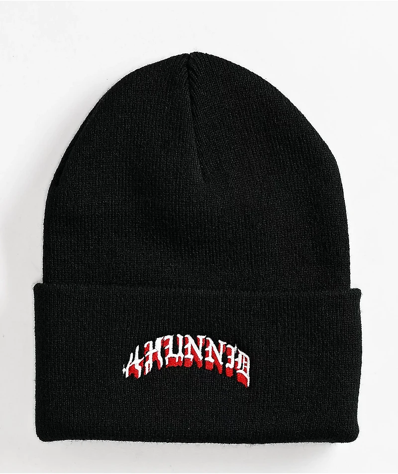 4Hunnid Old English Black Beanie