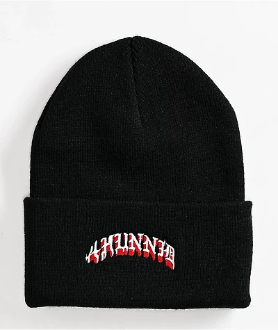 4Hunnid Old English Black Beanie