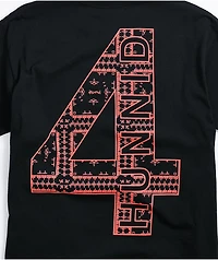 4Hunnid Paisley Black T-Shirt