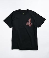 4Hunnid Paisley Black T-Shirt