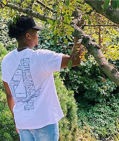 4Hunnid Paisley White T-Shirt