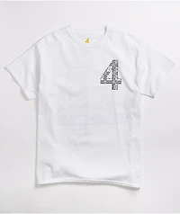 4Hunnid Paisley White T-Shirt