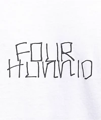 4Hunnid Pencil White T-Shirt
