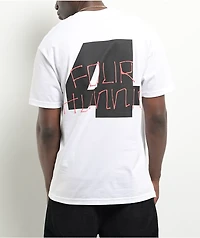 4Hunnid Pencil White T-Shirt