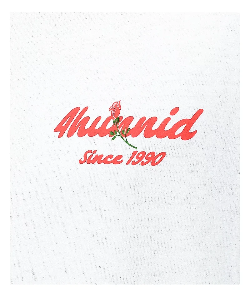 4Hunnid Rose White T-Shirt
