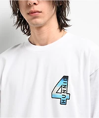 4Hunnid Streets On Lock White Long Sleeve T-Shirt